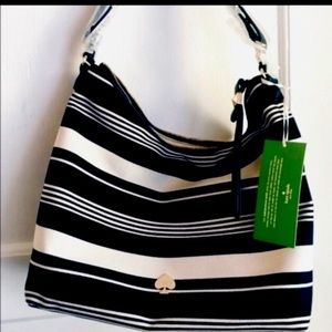 Kate Spade Leroy Street stripe bag NWT
